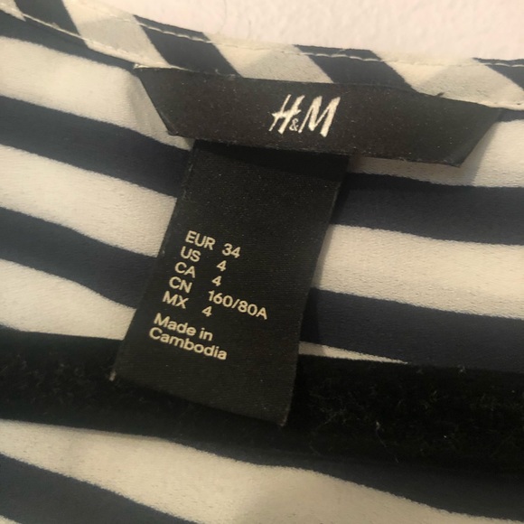 H&M striped blouse - Picture 3 of 5